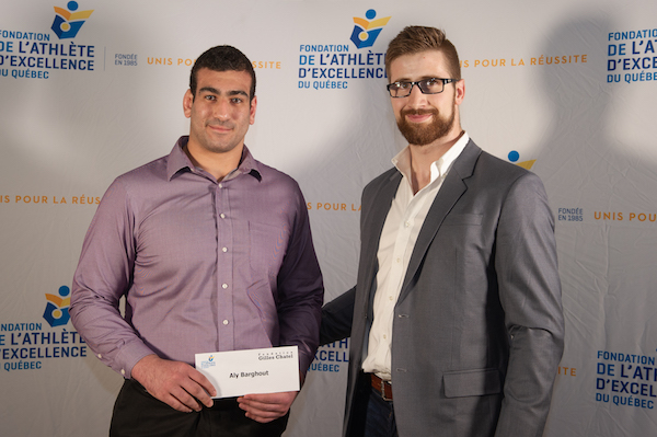 Aly Barghout receives the FAEQ Bursary 2018